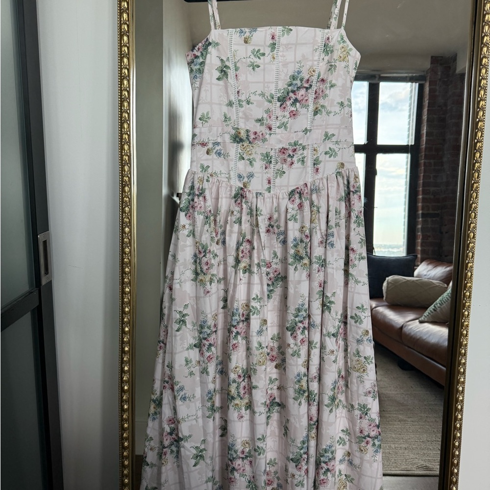 Floral Maxi Dress with Spaghetti Straps